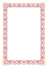 Computer Craft Certificate Paper with Foil Seals A4 90gsm Reflex Red (Pack 30) - CCC2010